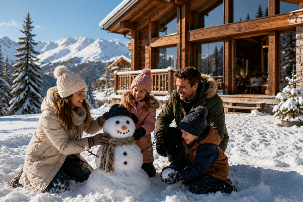 Why has the chalet become the ultimate symbol of a luxury holiday?