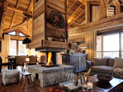 Real Estate valuation Chalet wood luxury