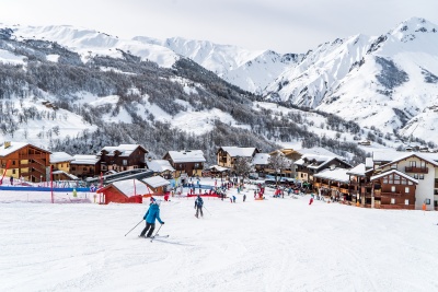 St Martin de Belleville ski in ski out slopes
