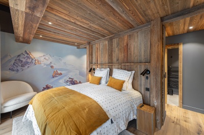 Inside chalet finition design bedroom