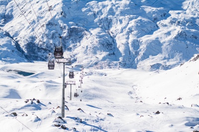 The 3 Valleys ski ski area powder snow