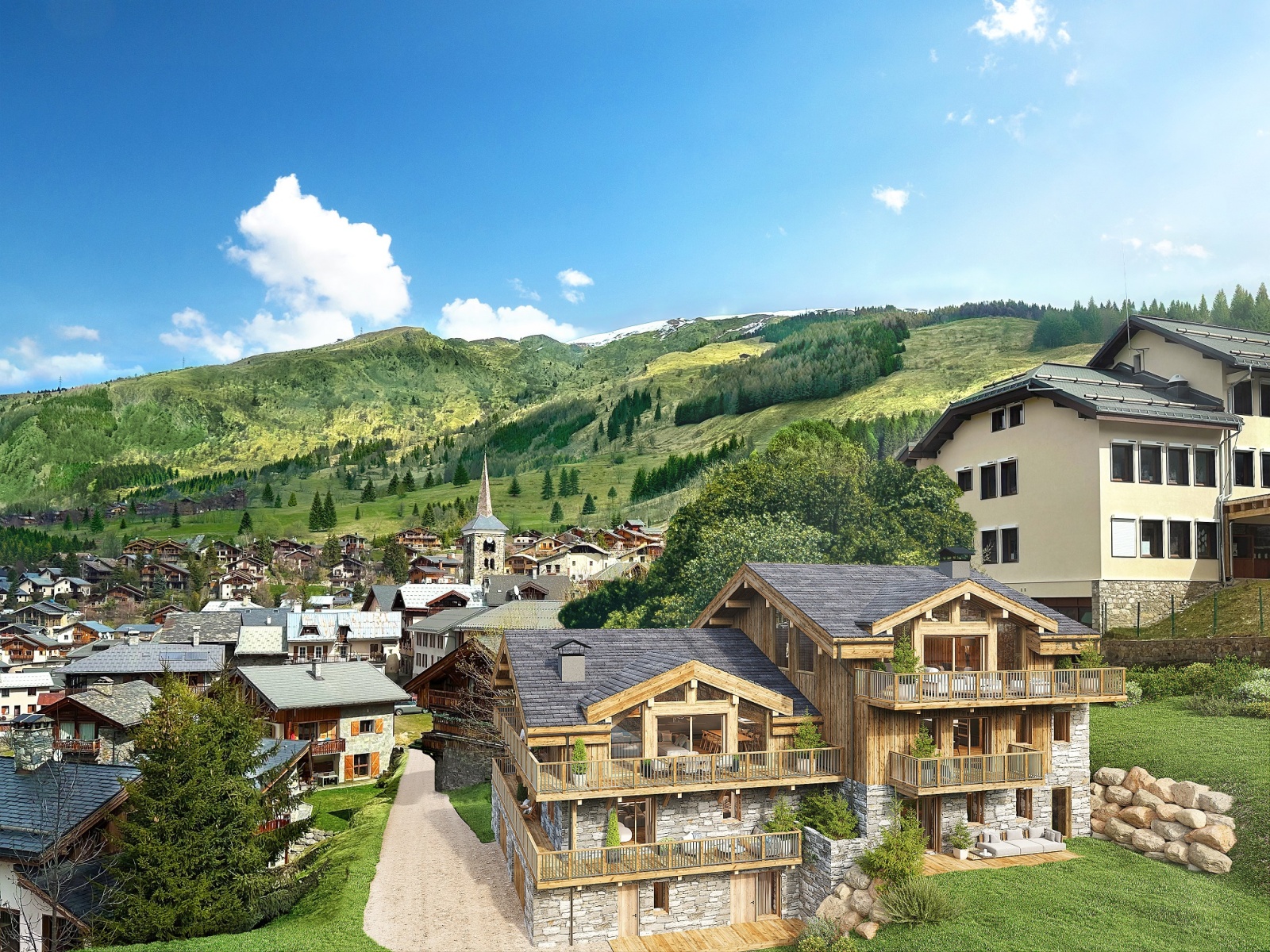 Chalet Gebroulaz Chalet neuf Saint-Martin-de-Belleville - Photo principale