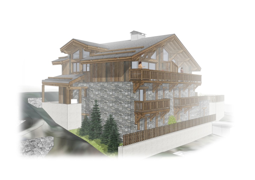 Le Chalet La Cime Noire Two luxury half-chalets in the heart of the village - Photo N°10