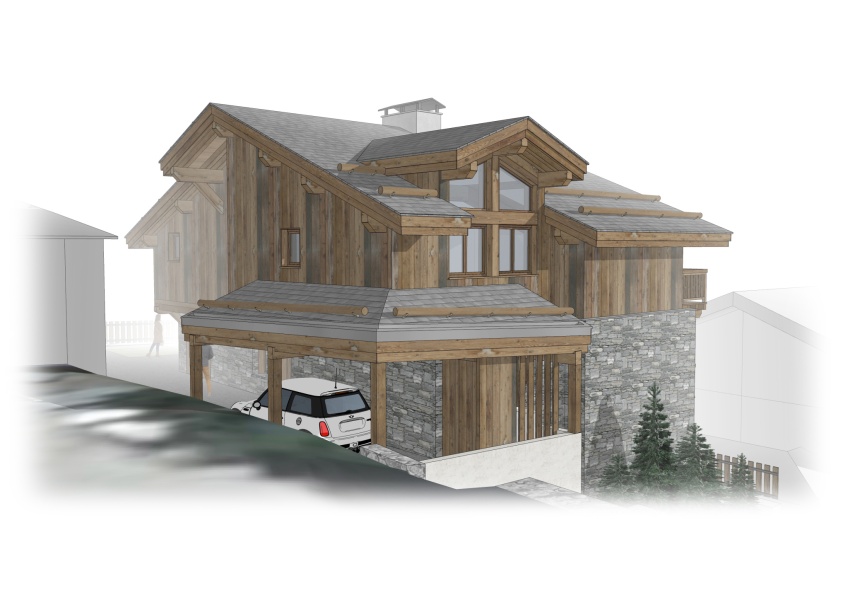 Le Chalet La Cime Noire Two luxury half-chalets in the heart of the village - Photo N°7