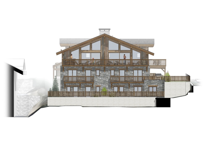 Le Chalet La Cime Noire Two luxury half-chalets in the heart of the village - Photo N°4