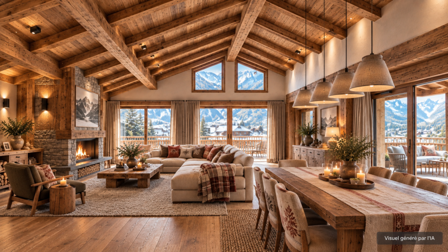 New chalet in the heart of Saint-Martin-de-Belleville, 50m from the 3 Valleys ski slopes - Photo N°2
